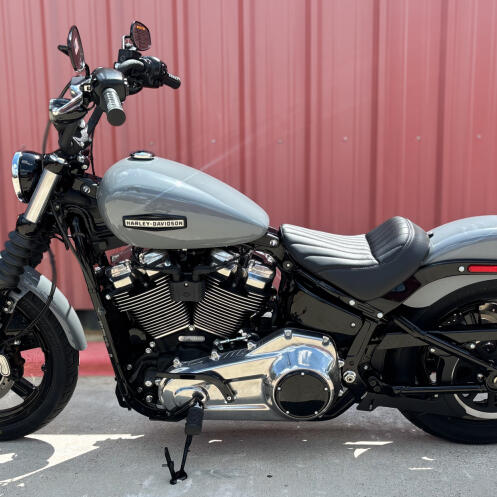 2026 Harley-Davidson® Street Bob® FXBB Dark Billiard Gray Chrome Solo thumb 2