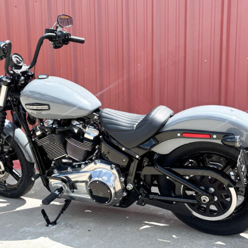 2026 Harley-Davidson® Street Bob® FXBB Dark Billiard Gray Chrome Solo thumb 0