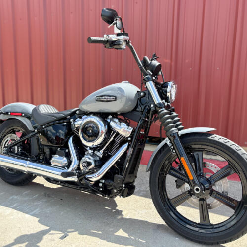2026 Harley-Davidson® Street Bob® FXBB Dark Billiard Gray Chrome Solo thumb 1