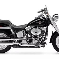 2004 FLSTFI Harley-Davidson® Fat Boy® Vivid Black thumb 0