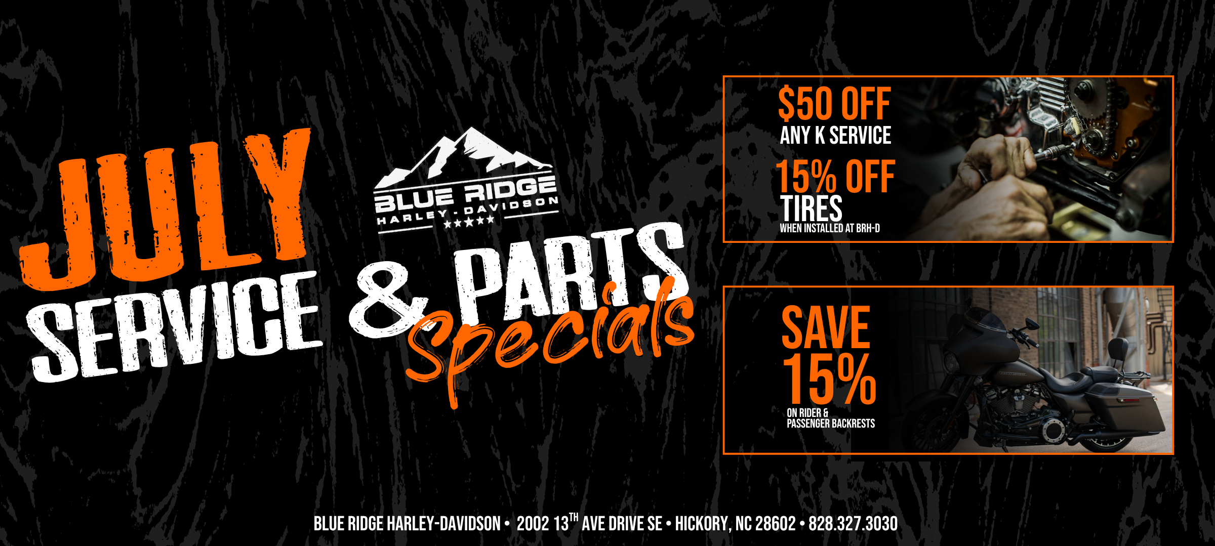 July Service Specials