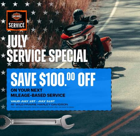 July Service Special