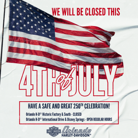 Closed for July 4th