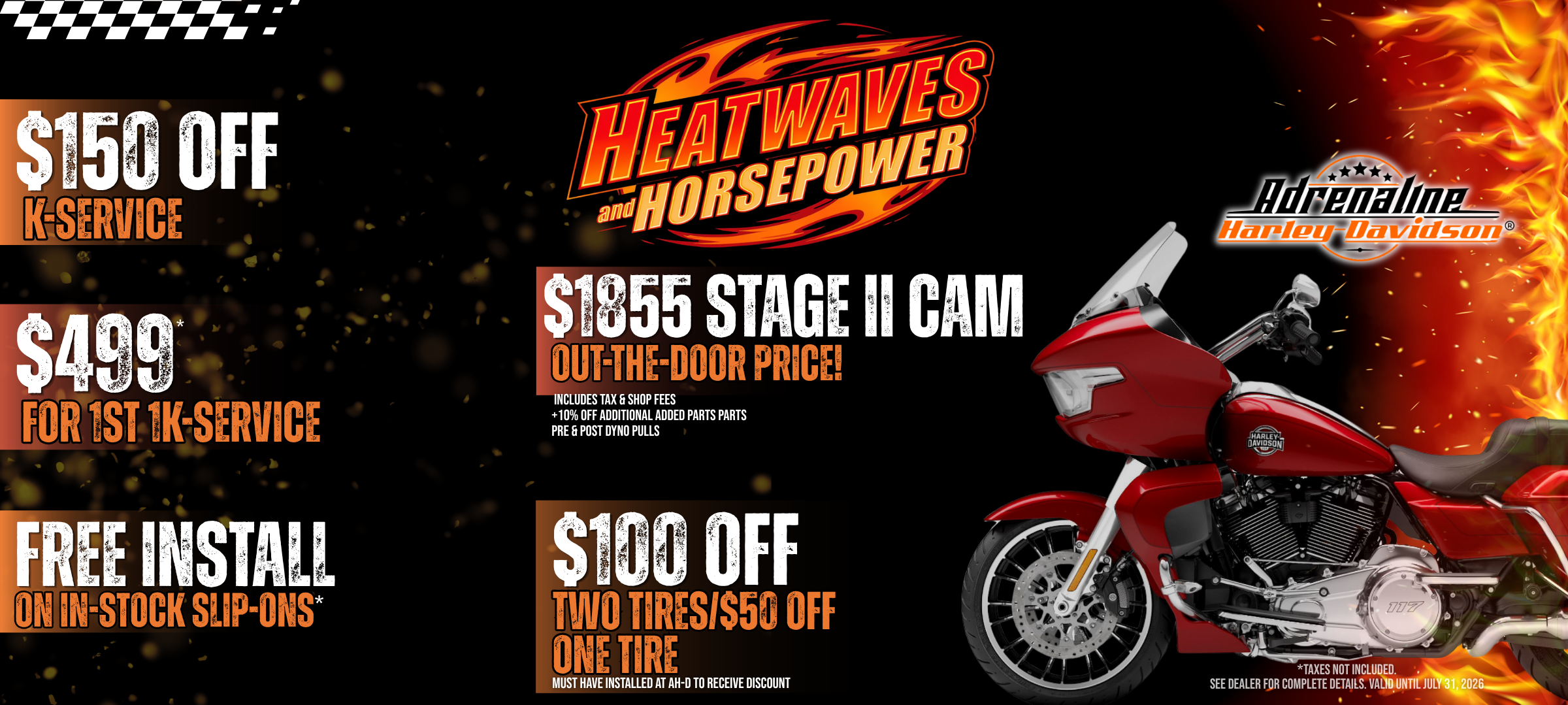Summer Service Specials