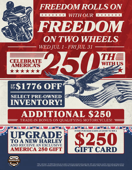 Freedom on Two Wheels Event