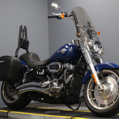 2023 Harley-Davidson® Fat Boy® 114 Bright Billiard Blue thumb 2
