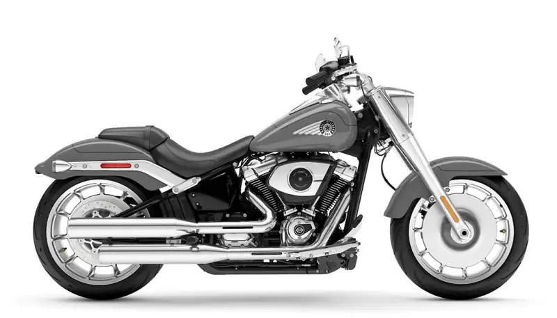2026 Harley-Davidson® Fat Boy® Dark Billiard Gray Chrome Trim