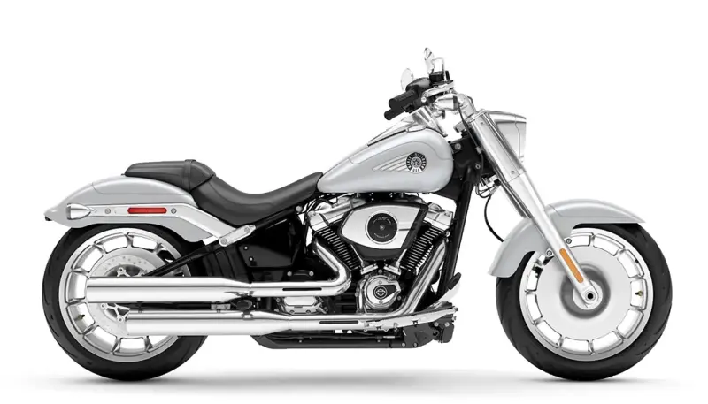 2026 Harley-Davidson® Fat Boy® White Onyx Pearl Chrome Trim