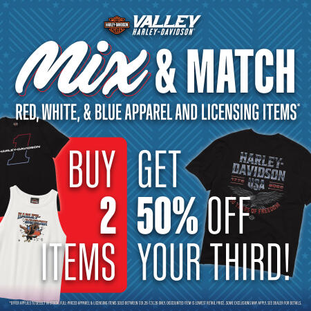Mix & Match - Red, White, & Blue Apparel & Licensing Items