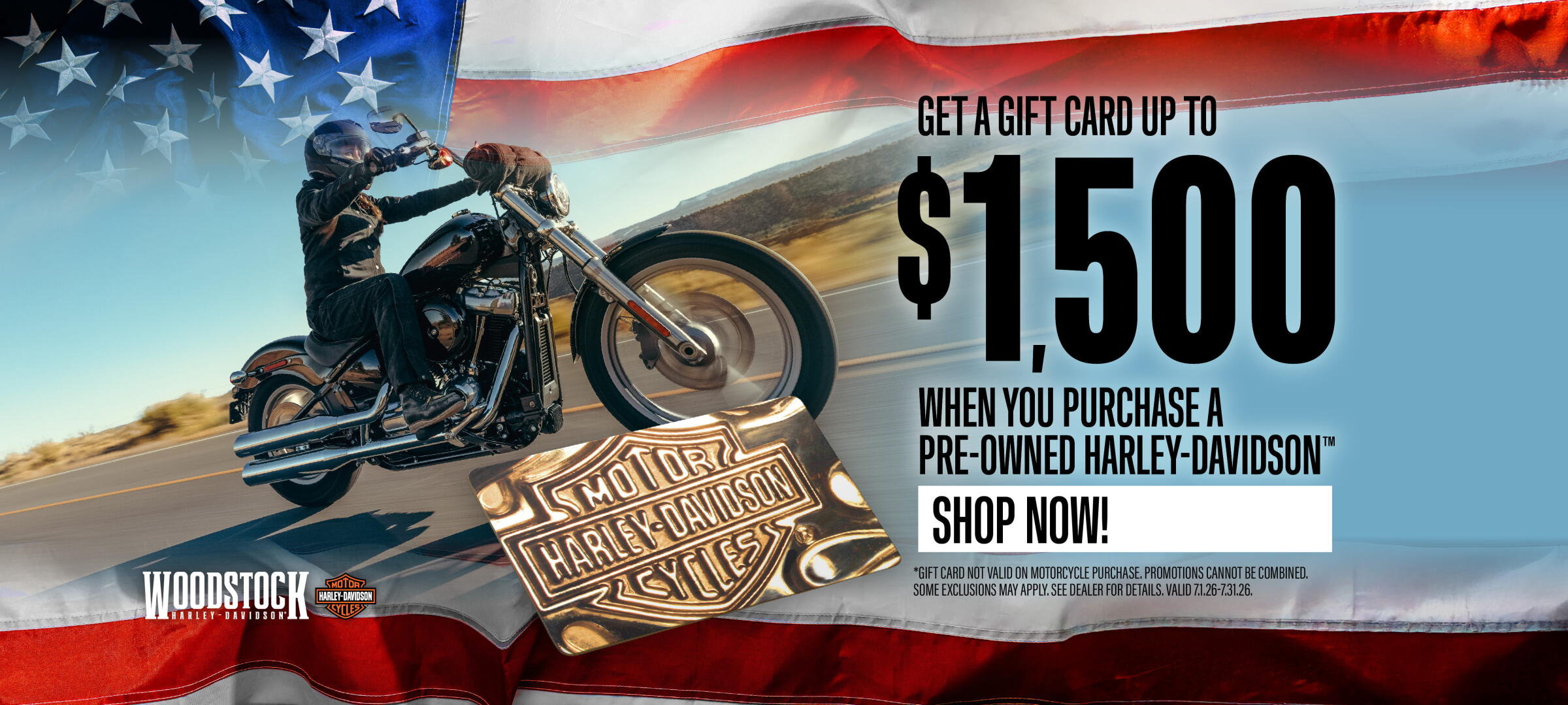 UP TO $1500 GIFT CARD