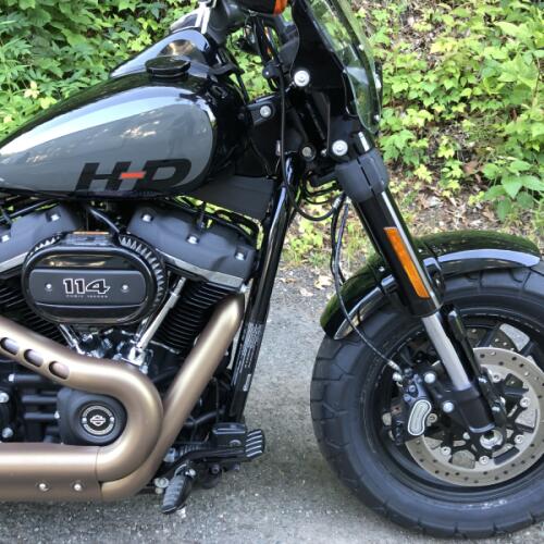 2022 Harley-Davidson® Fat Bob® 114 Vivid Black thumb 3