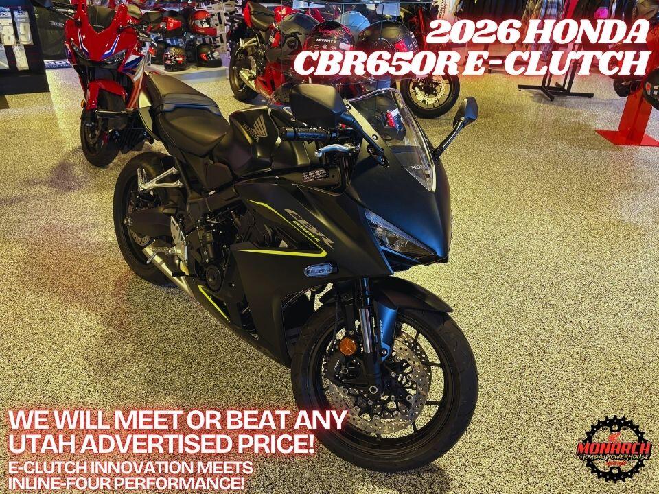 2026 Honda CBR650R E-Clutch