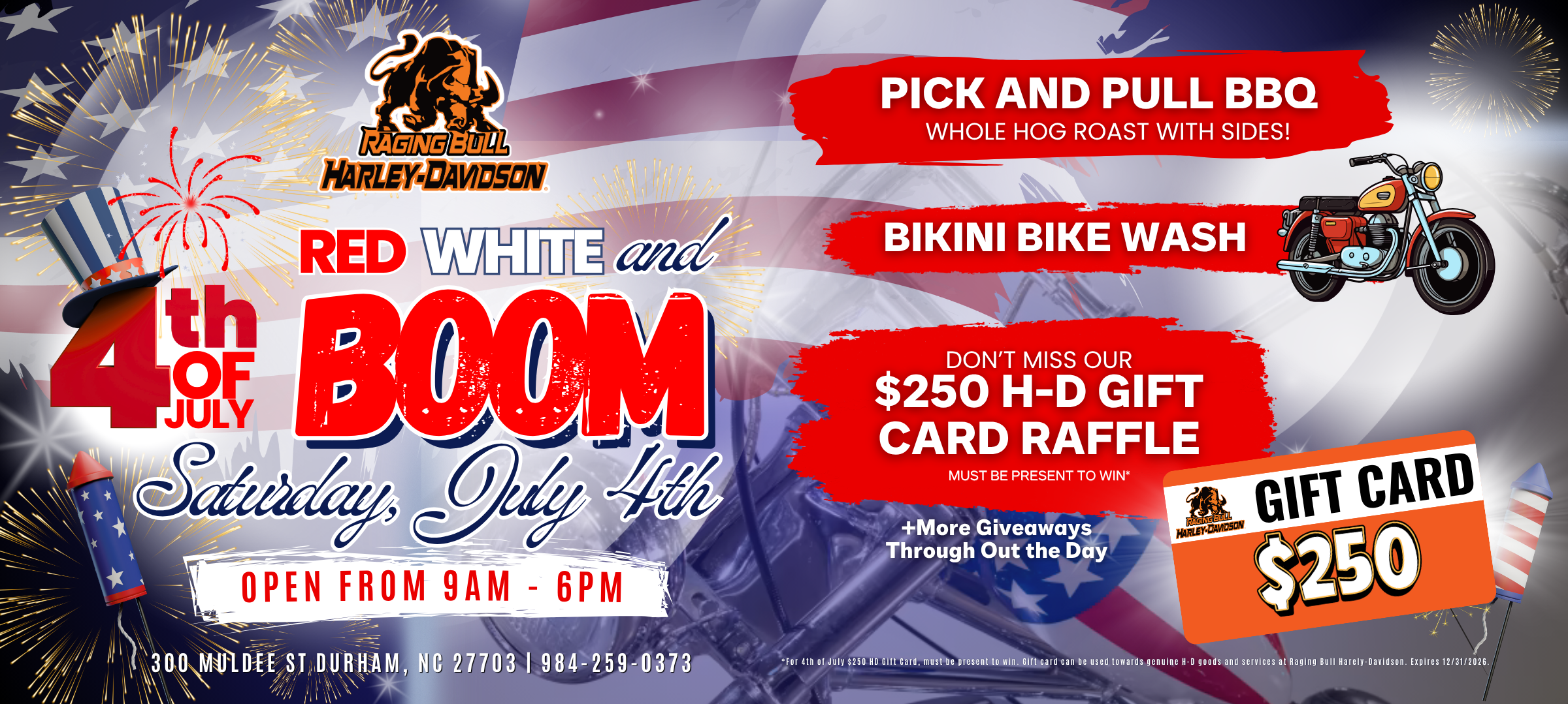 Red White & Boom