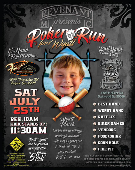 Revenant MC Poker Run for Wyatt