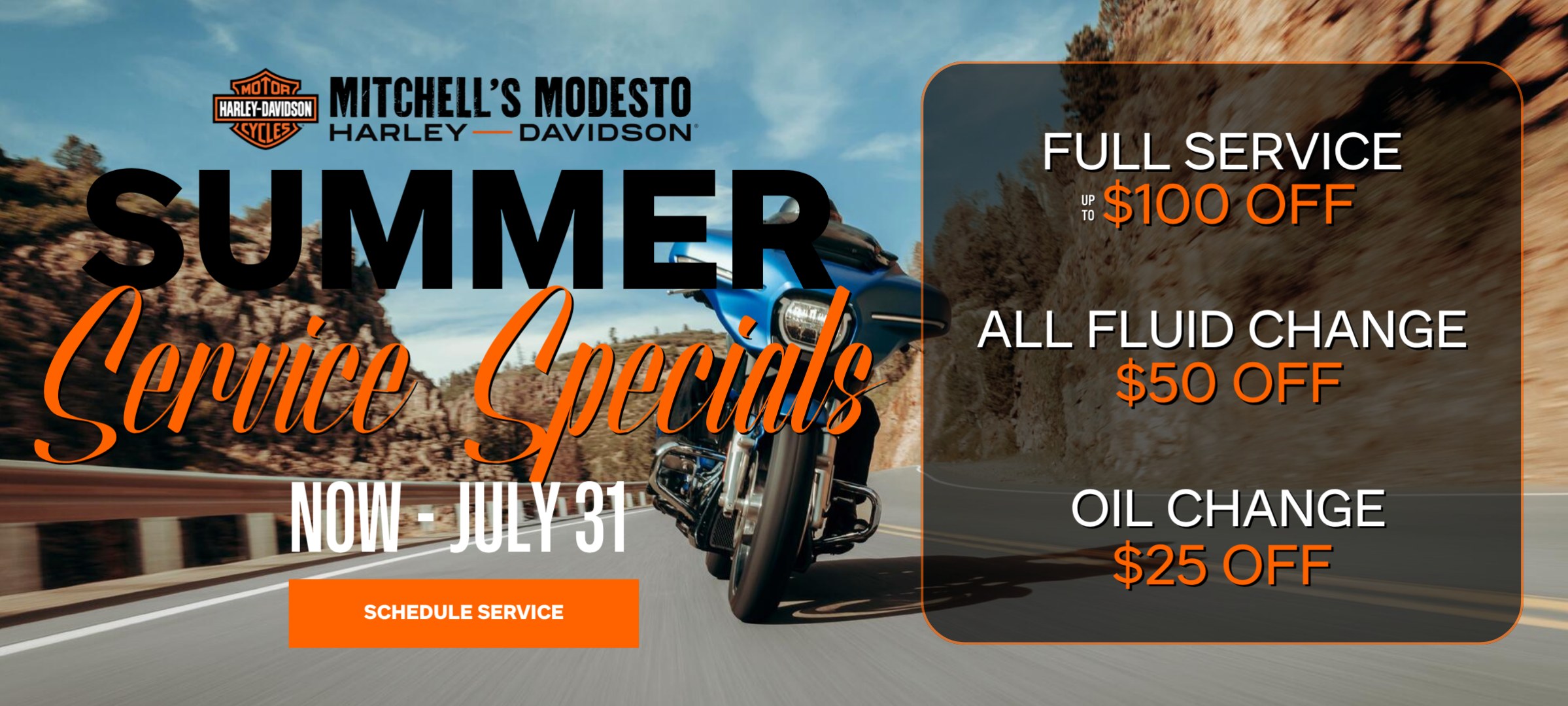 July Service Specials