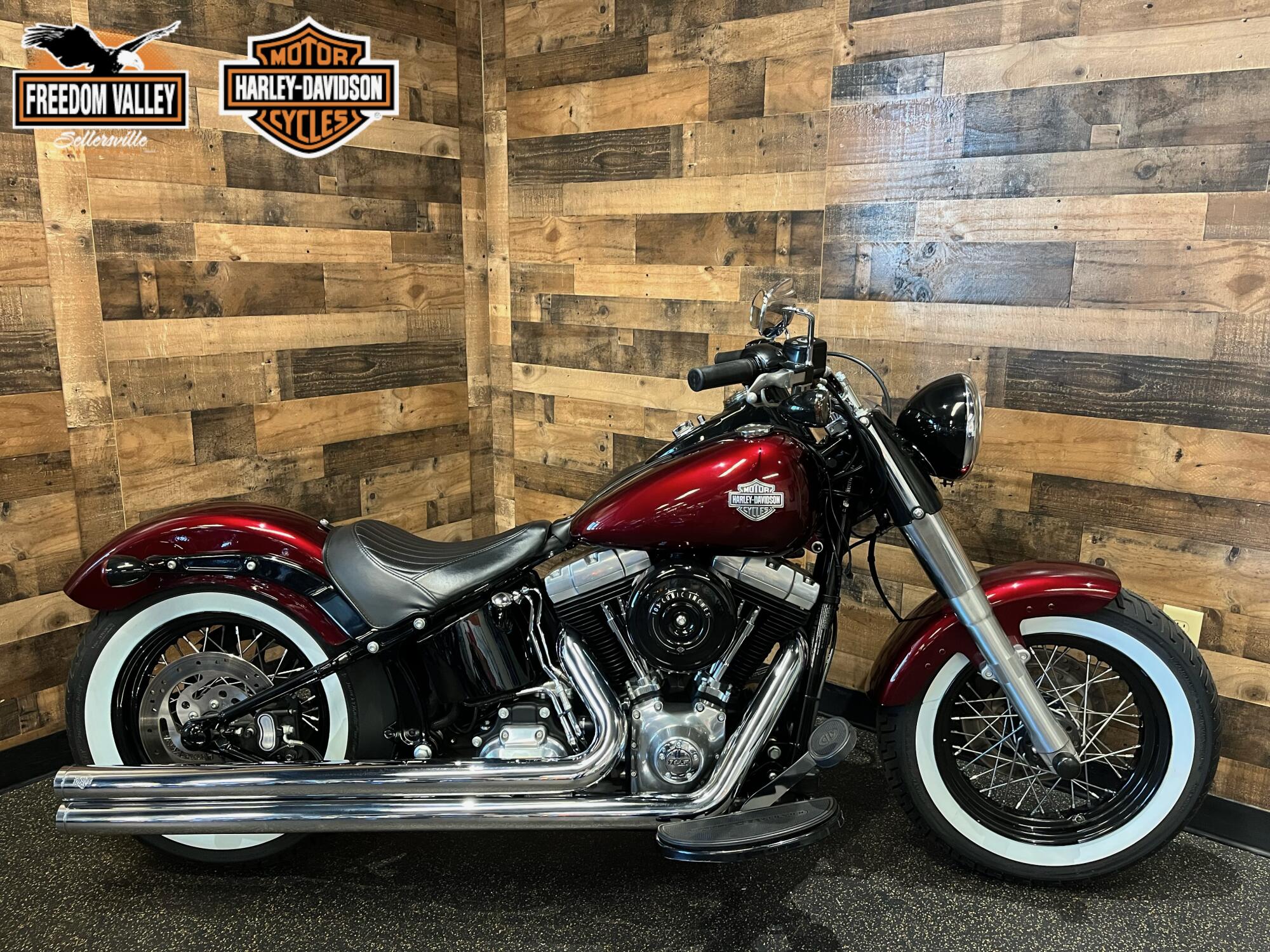 2014 Harley-Davidson® Softail Slim® Mysterious Red Sunglo FLS103