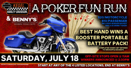 Poker Fun Run - July Edition