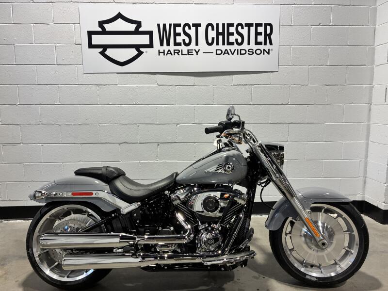 2026 Harley-Davidson® Fat Boy® Dark Billiard Gray FLFB