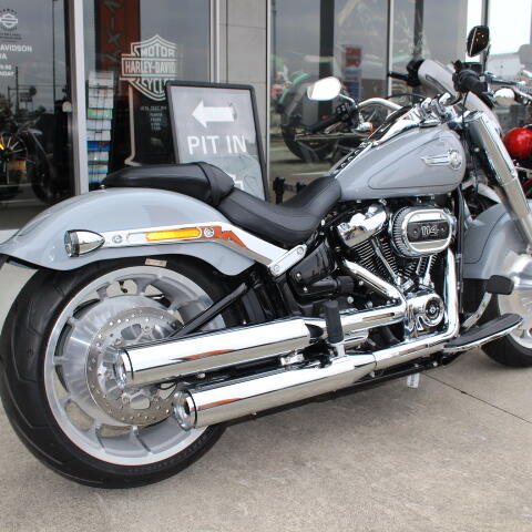 2024 Harley-Davidson® Fat Boy™ 114 Billiard Gray thumb 0
