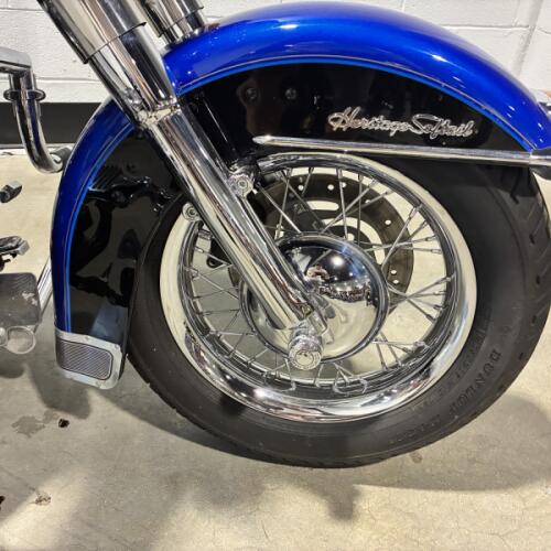 2008 Harley-Davidson® Heritage Softail® Classic BLUE / BLACK FLSTC thumb 2