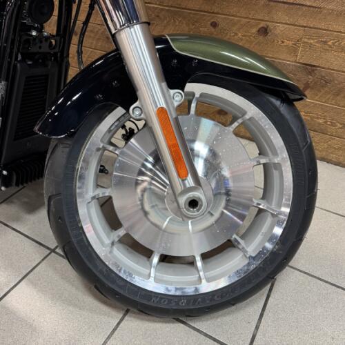 2026 Harley-Davidson® Fat Boy® Olive Steel Metallic / Vivid Black Chrome Trim FLFB thumb 1