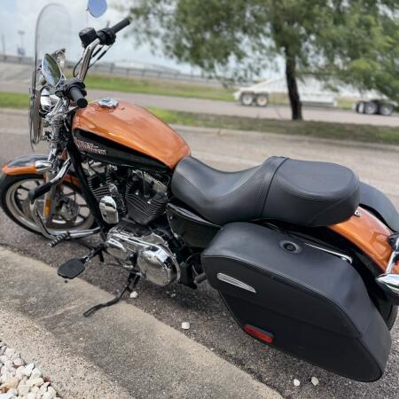2015 Harley-Davidson® SuperLow® 1200T WHSKY/V BLK W/ PINSTRIPE thumb 1