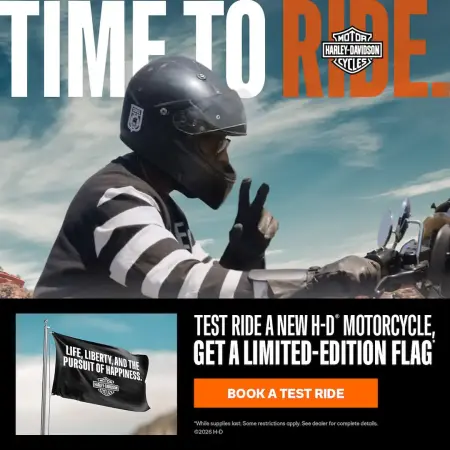 Limited Edition Flag Test Ride