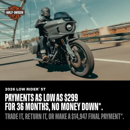 Harley-Davidson Promotion | 2026 Low Rider ST Offer