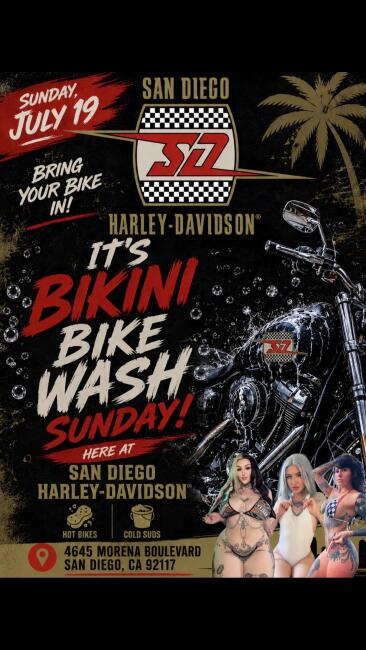 SDHD Bikini Bike Wash