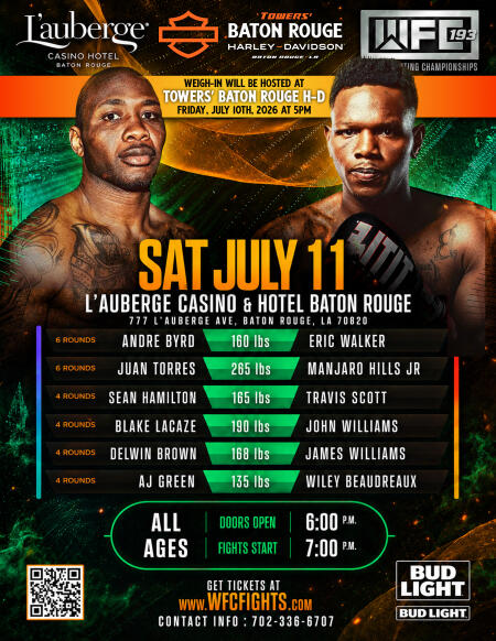 WFC WEIGH-INS & FIGHT NIGHT!
