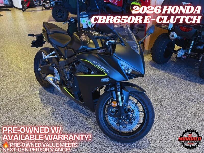 2026 Honda CBR650R E-Clutch