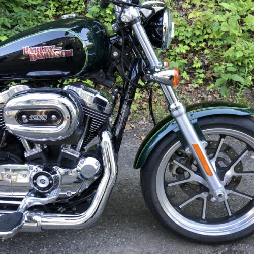 2016 Harley-Davidson® SuperLow® 1200T Two-Tone Deep Jade Pearl/Vivid Black thumb 3