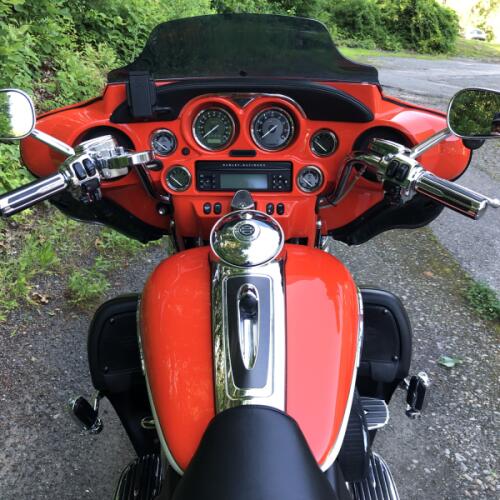 2012 Harley-Davidson® CVO™ Ultra Classic® Electra Glide® Electric Orange & Black Diamond with Big Ci thumb 0
