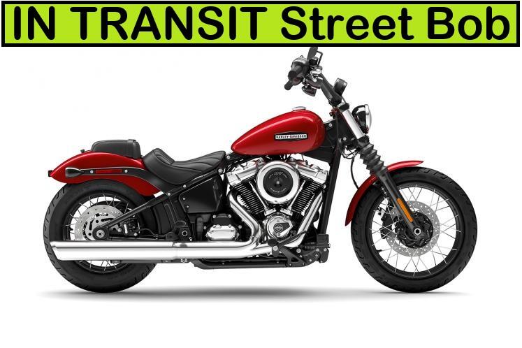 2026 FXBB Harley-Davidson® Street Bob® Brilliant Red Chrome Laced Wheels