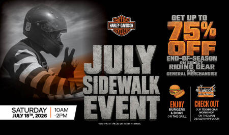 July Sidewalk Event