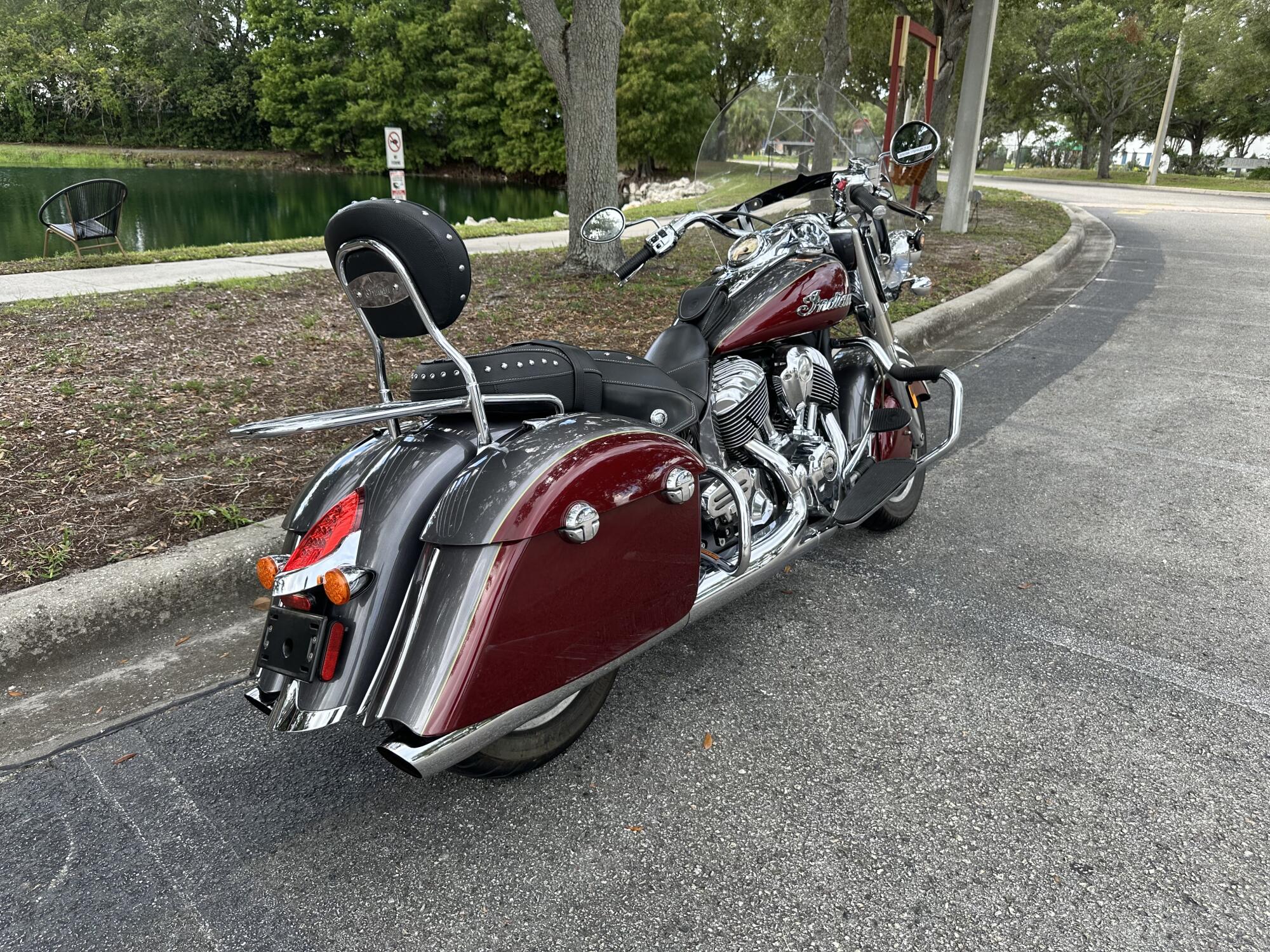 2017 Indian Motorcycle Springfield Indian Red, photo 8