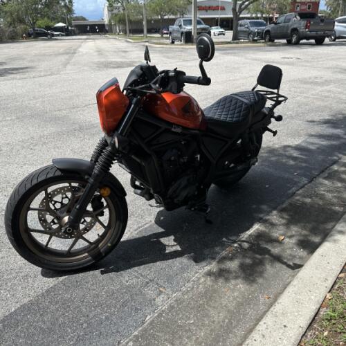 2025 Honda Rebel® 1100 DCT SE Flare Orange Metallic thumb 1