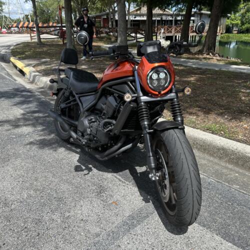 2025 Honda Rebel® 1100 DCT SE Flare Orange Metallic thumb 3
