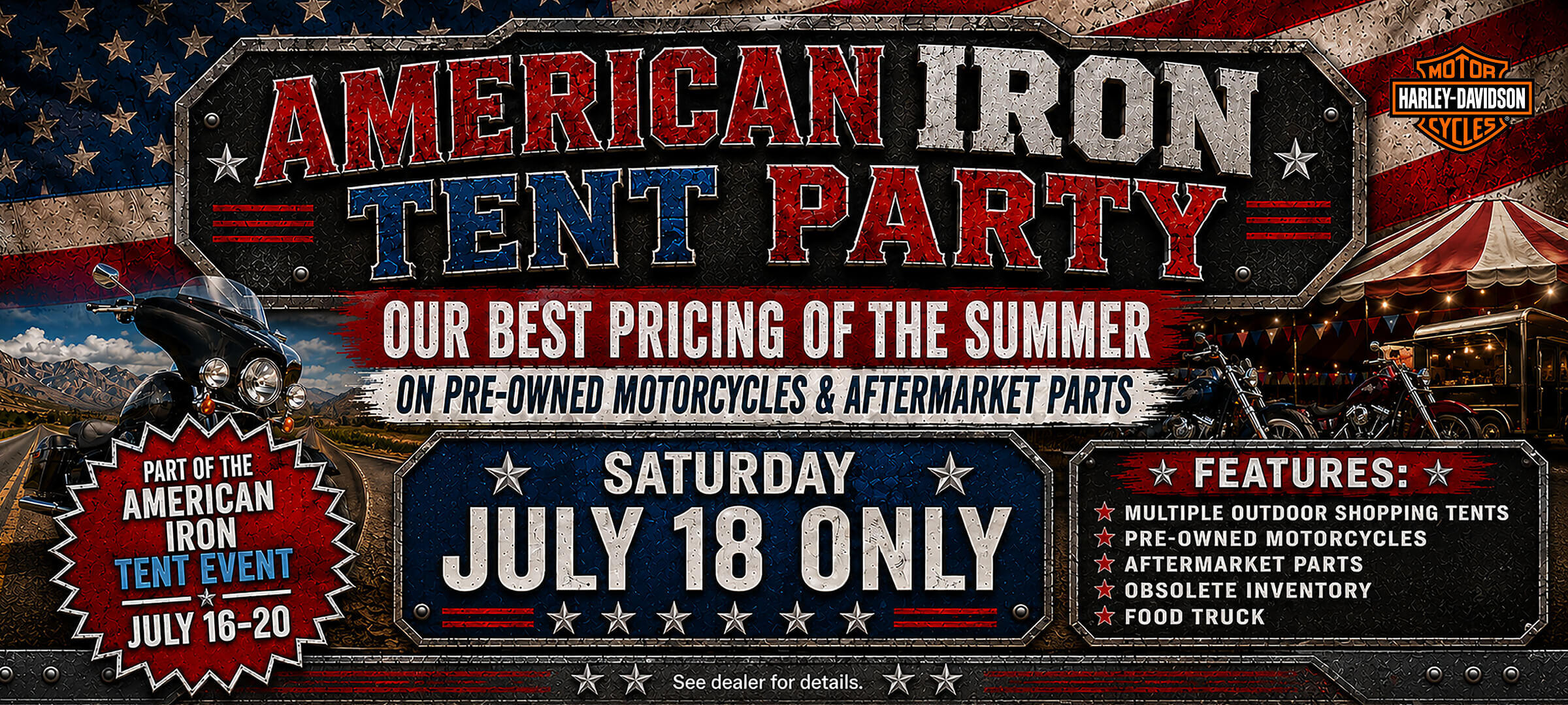 7.18_AMERICAN IRON TENT PARTY