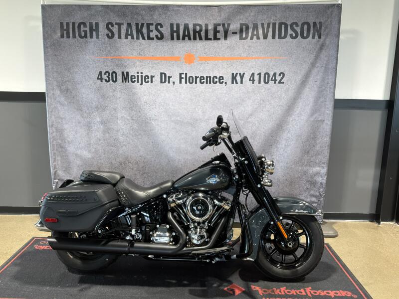 2025 Harley-Davidson® Heritage Classic Iron Horse Metallic w/Laced Wheels FLHC