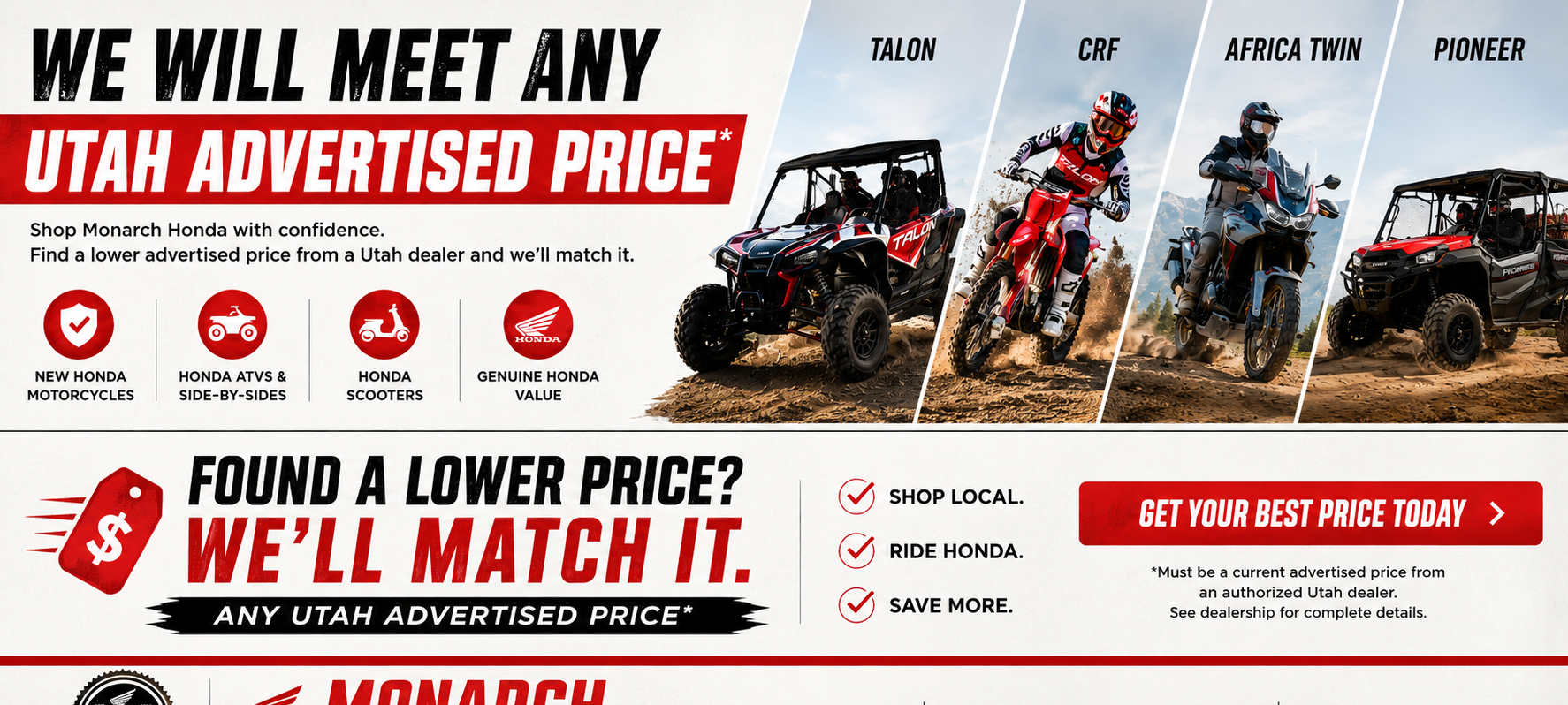 Monarch Honda Banner