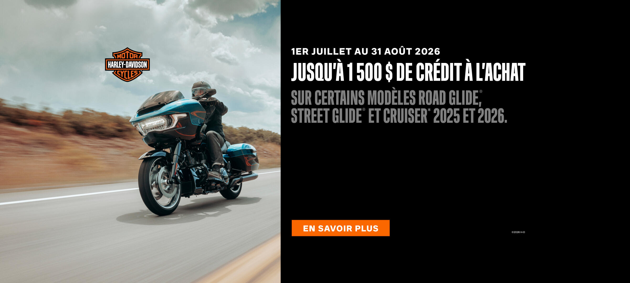 2025 AND 2026 Canada Road Glide