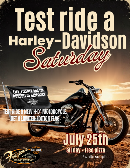 Test Ride a Harley-Davidson Saturday