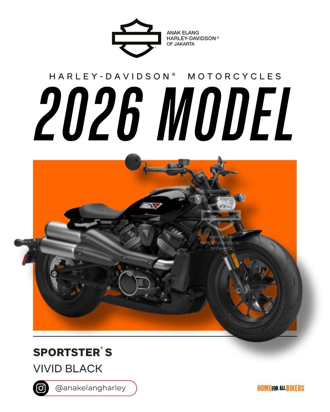 2026 Harley-Davidson® Sportster® S Vivid Black Black Trim