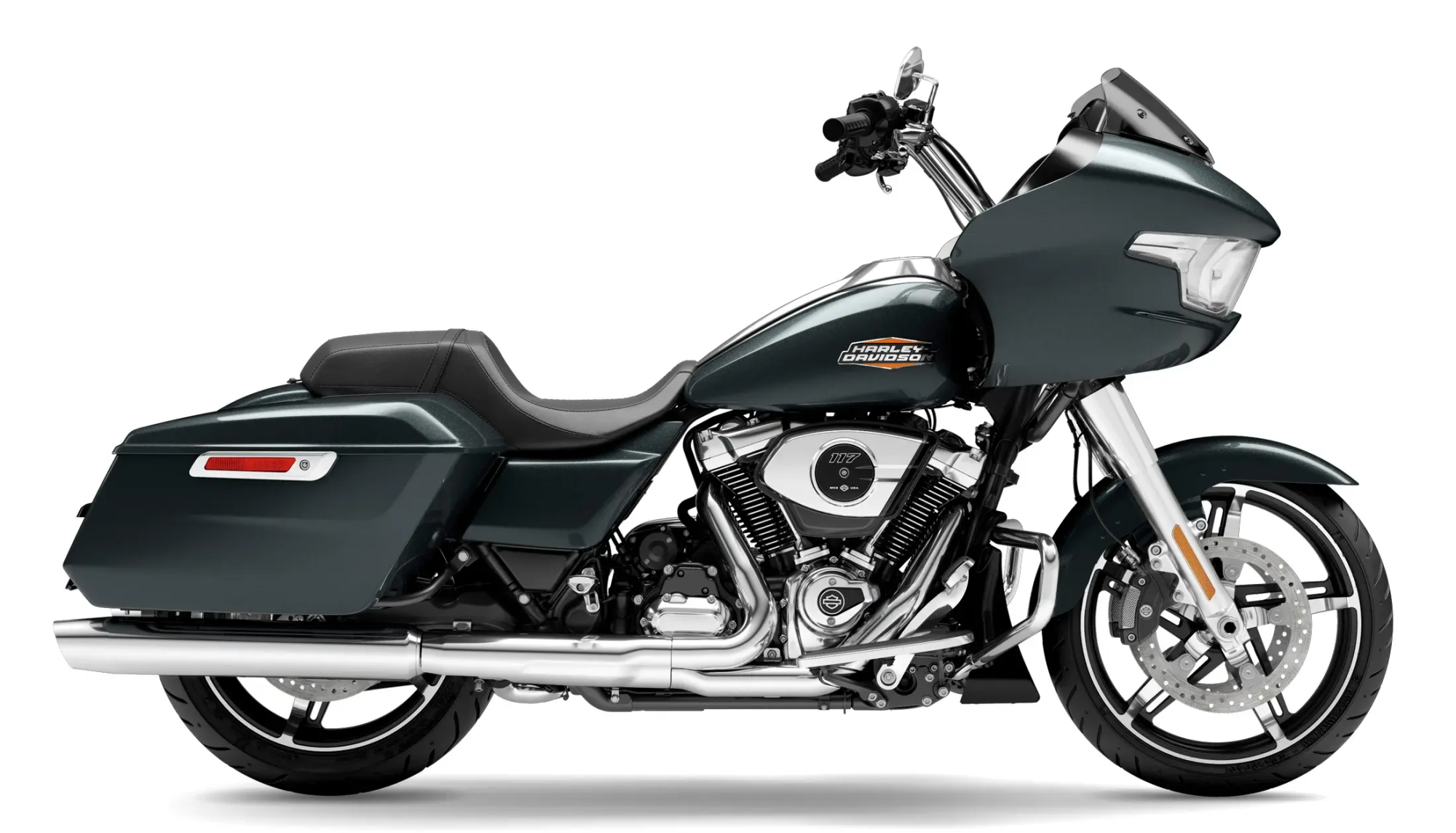 2025 Harley-Davidson® Road Glide® Iron Horse Metallic Chrome Trim