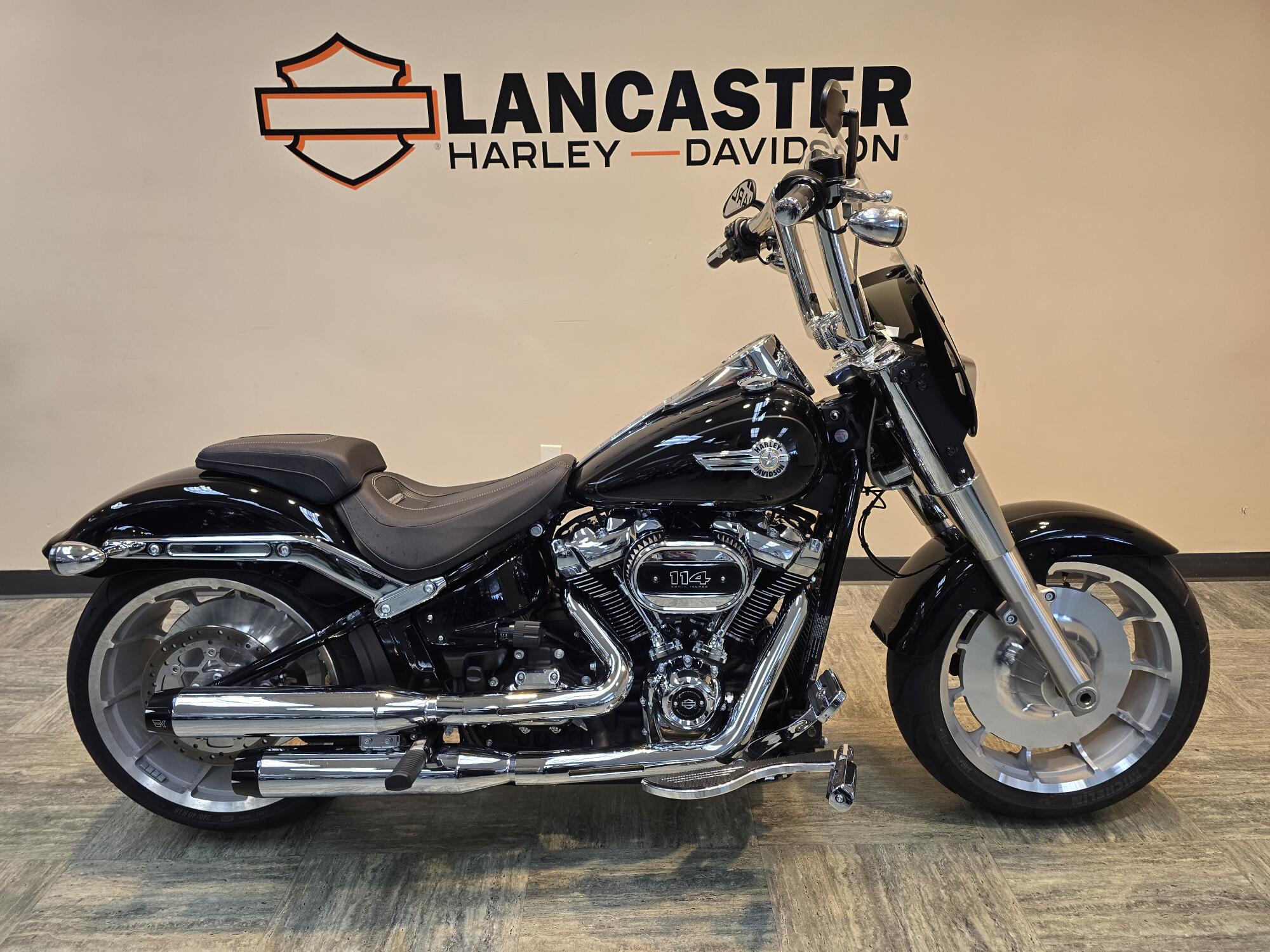 2024 Harley-Davidson® Fat Boy® 114 Vivid Black FLFBS