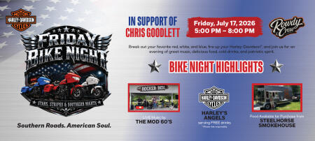 Bike Night: Stars, Stripes & Southern Nights