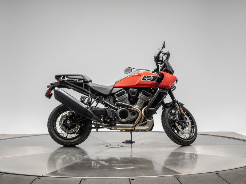 New 2026 Harley-Davidson RA1250S Pan America Special in Blood Orange with 10 miles