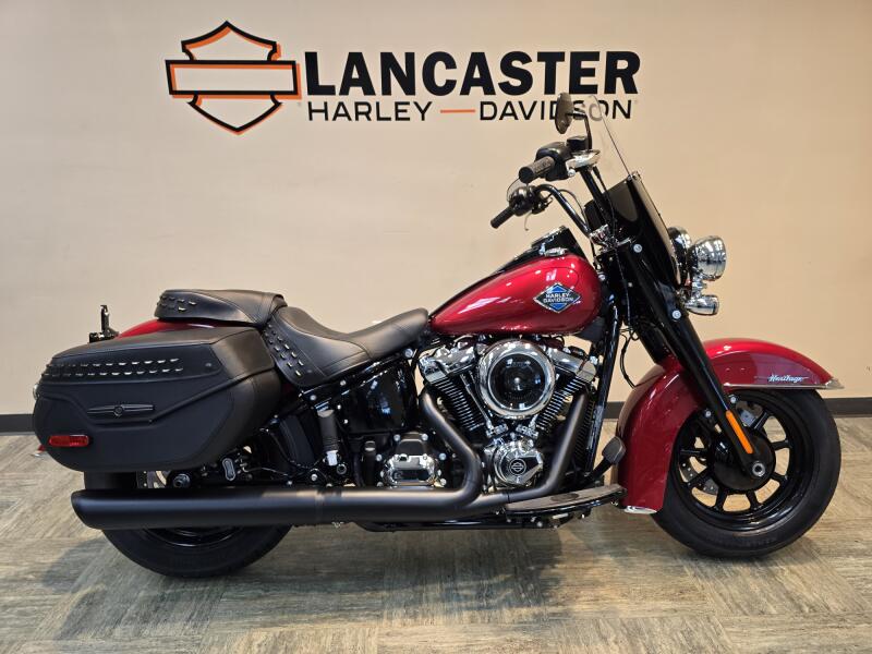 2026 Harley-Davidson® Heritage Classic Brilliant Red Black Cast Wheels FLHC
