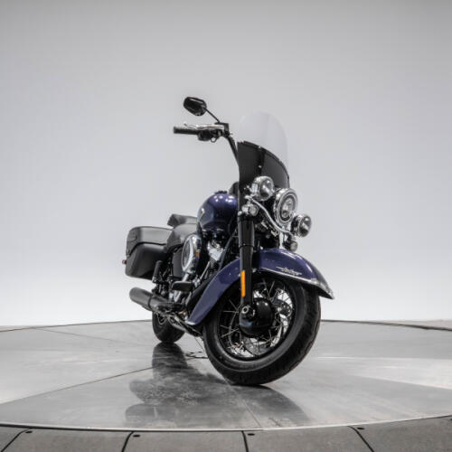 2026 Harley-Davidson FLHC Heritage Classic in Purple Abyss with Laced Wheels thumb 2